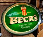 Prachtige lichtreclame, lichtbak Beck's bier, Ophalen, Zo goed als nieuw, Lichtbak of (neon) lamp