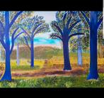 Schilderij BLUE FOREST 60x80, Ophalen, Minder dan 10 m²