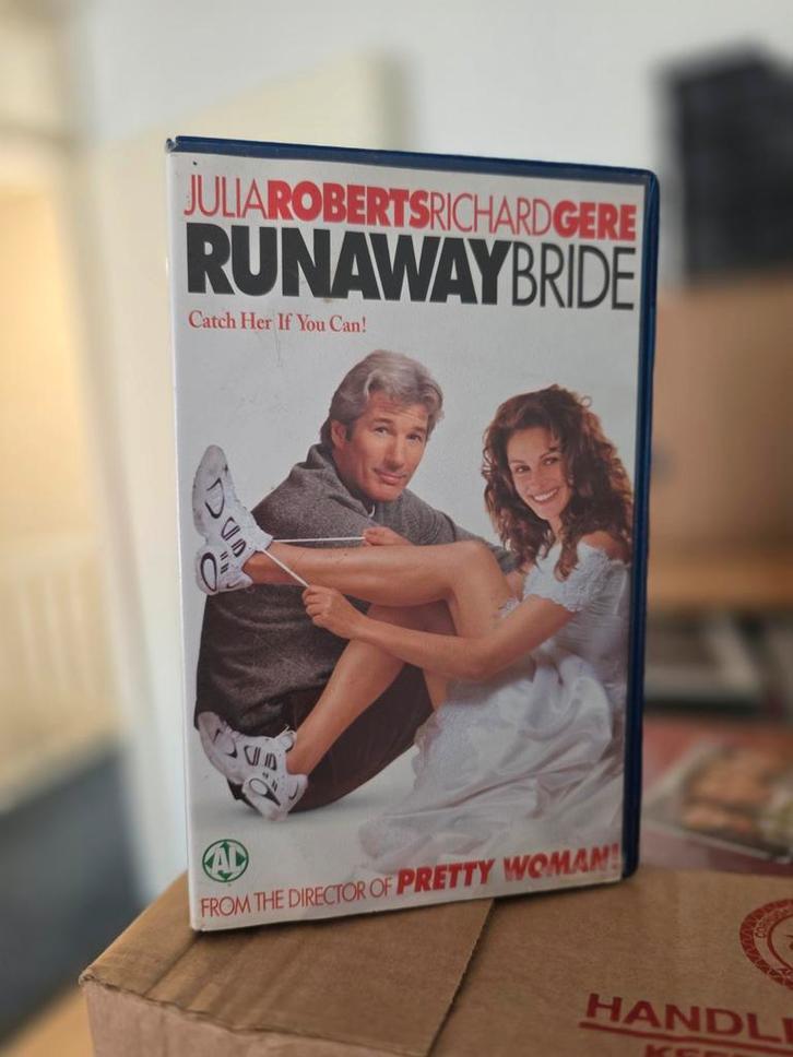 Runaway Bride VHS - Ex-rental met Julia Roberts, Cd's en Dvd's, VHS | Film, Gebruikt, Komedie, Alle leeftijden, Verzenden