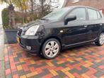 Kia Picanto 1.1 48KW 2006 Zwart, Auto's, 4 cilinders, Zwart, Bedrijf, Handgeschakeld