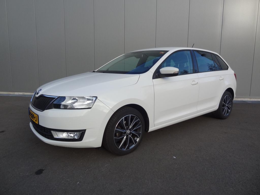 Skoda Rapid Spaceback 1.2 TSI | NAVI | CLIMATE | CRUISE CONT, Stof, Gebruikt, Origineel Nederlands, Bedrijf