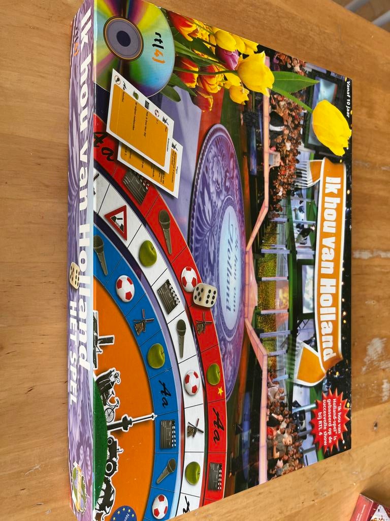 Ik hou van Holland het spel, Drie of vier spelers, Ophalen, Gebruikt
