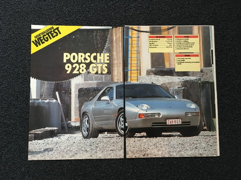 Artikel Porsche 928 GTS, Boeken, Auto's | Folders en Tijdschriften, Ophalen of Verzenden, Zo goed als nieuw, Porsche