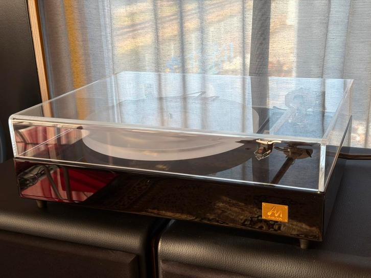 Audio Note TT2 Platenspeler - Hoogglans Zwart Showroommodel, Audio, Tv en Foto, Platenspelers, Zo goed als nieuw, Platenspeler