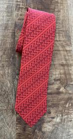 100% zijde Stropdas Rood Fantasy design handgeweven -NIEUW-, Ophalen of Verzenden, Nieuw, Rood, Met patroon