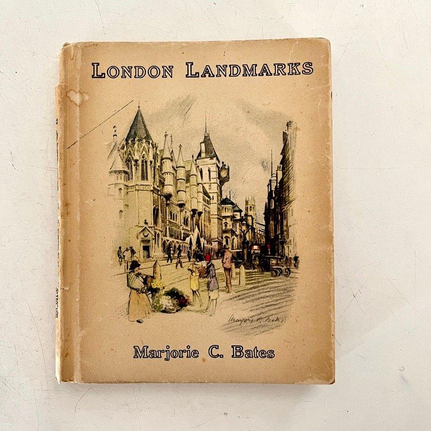 London Landmarks, antiek boekje over Londen, Antiek en Kunst, Ophalen of Verzenden