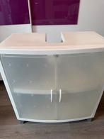 Badkamerset: wastafelkast en hoge kast, Ophalen, Minder dan 50 cm, Gebruikt, Minder dan 100 cm