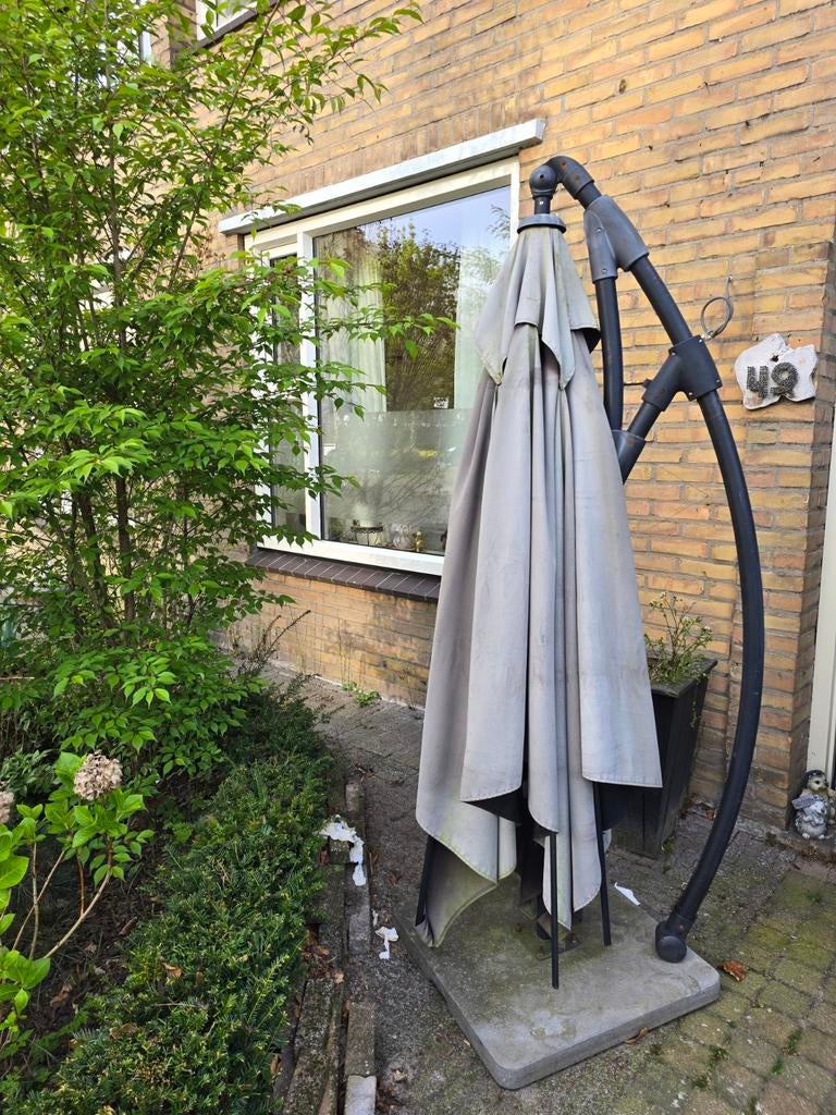 Zweefparasol, Tuin en Terras, Ophalen of Verzenden, Gebruikt, Zweefparasol