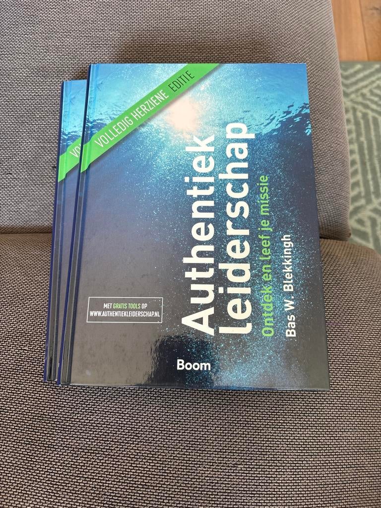 2x boek Authentiek leiderschap Bas W. Blekkingh, Boeken, Ophalen of Verzenden, Zo goed als nieuw, Management