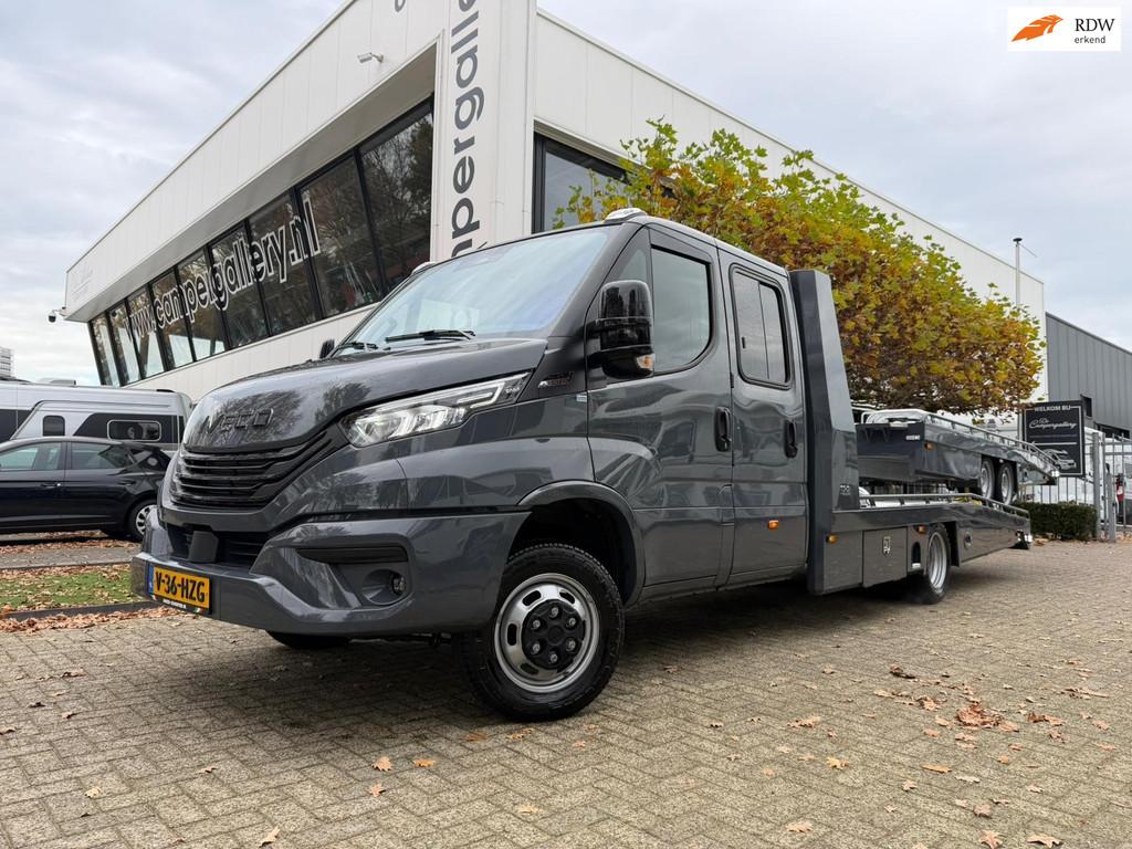 Iveco Daily 50C21 OPRIJWAGEN l TIJHOF l DUBBELE CABINE l AUT, Auto's, Bestelauto's, Automaat, Euro 6, 4 cilinders, Iveco