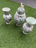 Kaststel vazen met bloemmotief, Ophalen of Verzenden