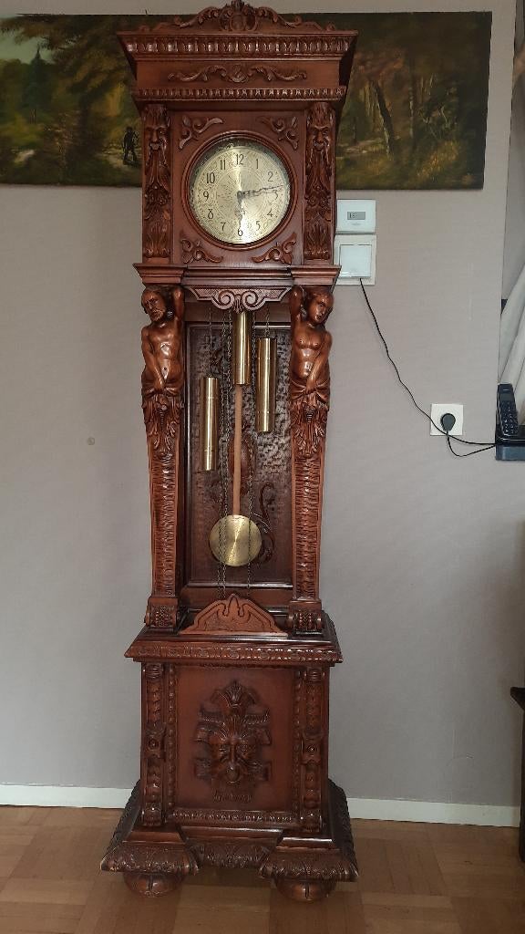 STAANDE KLOK, Ophalen, Zo goed als nieuw, Analoog, Staande klok