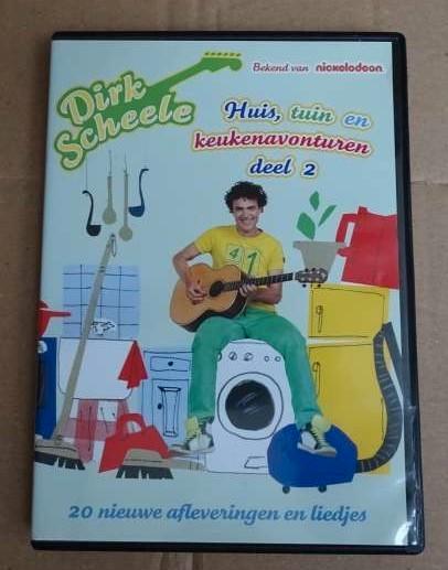 DVD Dirk Scheele Huis, tuin en keukenavonturen deel 2, Cd's en Dvd's, Dvd's | Kinderen en Jeugd, Zo goed als nieuw, Tv non-fictie