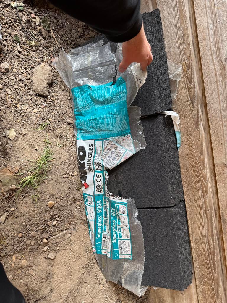 IKO dagshingles zwart, 18 stuks 2,5m2, Ophalen, Overige materialen, Zwart, Overige typen