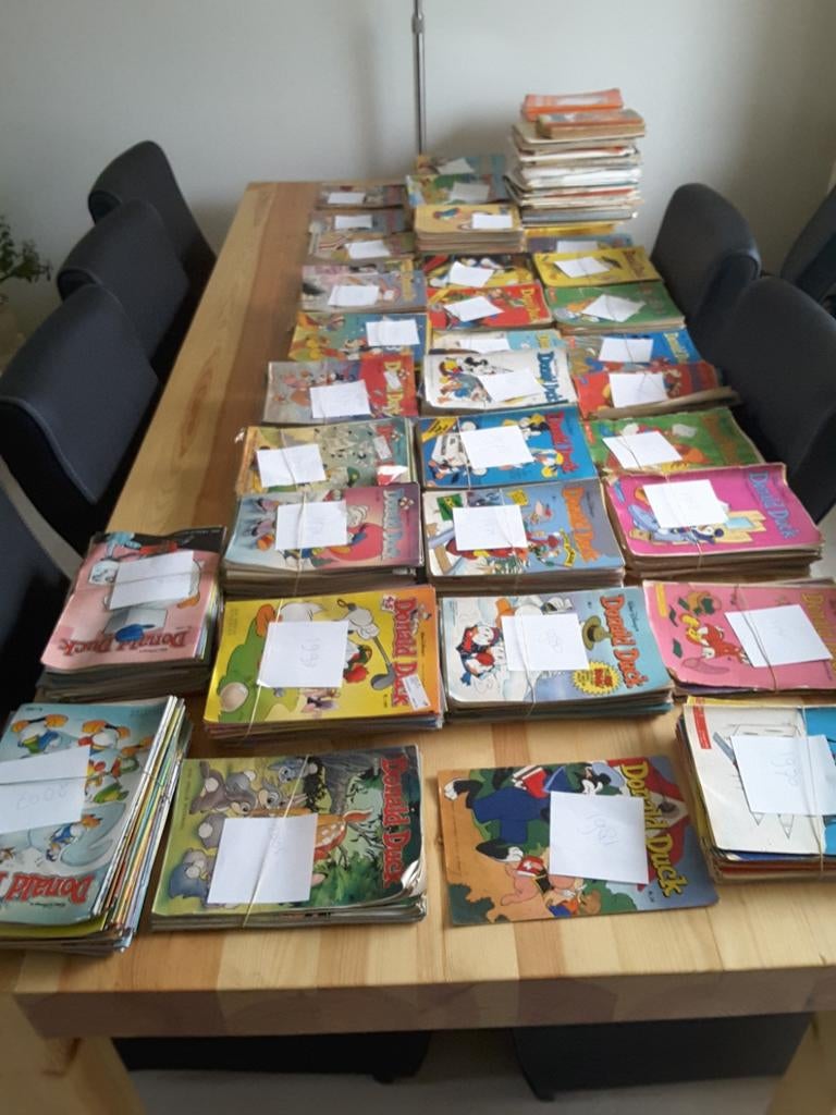 Donald Duck tijdschriften - verschillende jaargangen, Boeken, Stripboeken, Meerdere stripboeken, Ophalen, Gelezen, Walt Disney