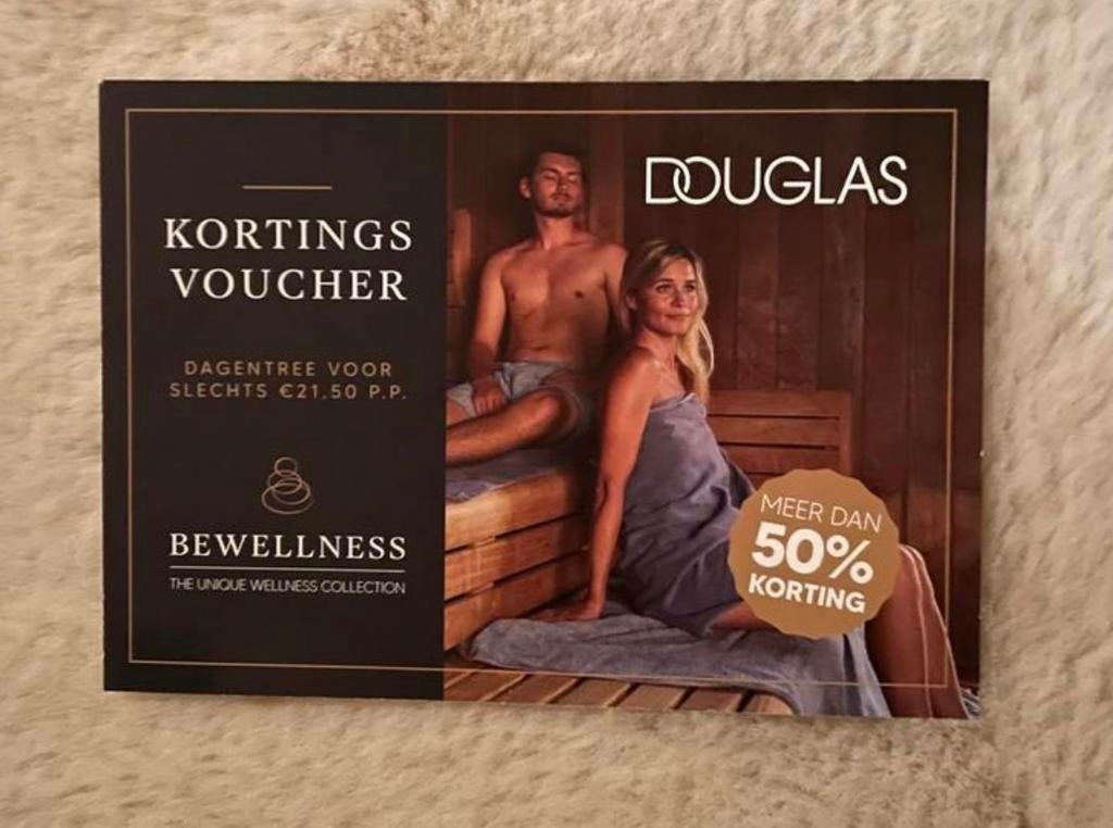 Kortings bon sauna 3 stuks, Tickets en Kaartjes, Eén persoon, Kortingsbon, Spa of Sauna