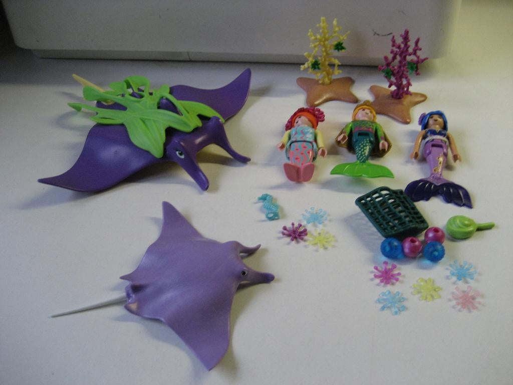 playmobil zeemeerminnen set 70099 met grote roggen, Ophalen of Verzenden, Zo goed als nieuw