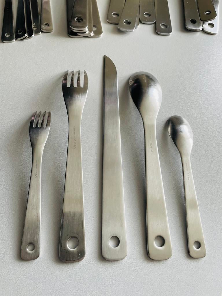 Villeroy & Boch 6 Personen VIVO design Bestekset, Ophalen of Verzenden, Zo goed als nieuw, Rvs of Chroom, Vaatwasserbestendig