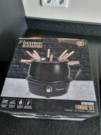 Bestron Black & Wood fondue set, Verzenden, Zo goed als nieuw, Elektrisch, Fonduepan