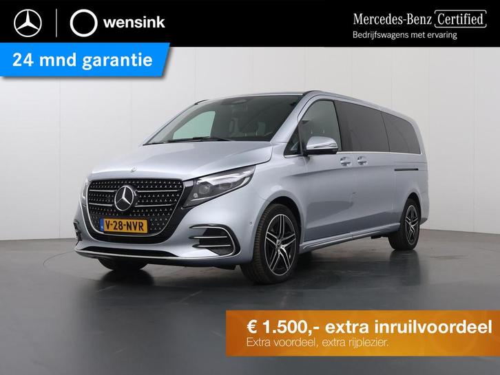 Mercedes-Benz V-klasse 300d XL L3 AMG 4-MATIC | DUBBEL CABIN, Auto's, Bestelauto's, Bedrijf, Te koop, 360° camera, 4x4, ABS, Adaptive Cruise Control