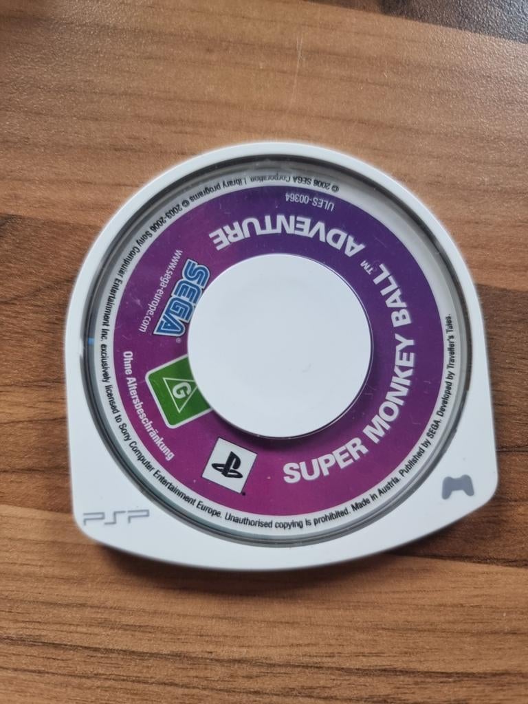 Super monkey ball Adventure, Spelcomputers en Games, Games | Sony PlayStation Portable, Avontuur en Actie, 1 speler, Ophalen of Verzenden