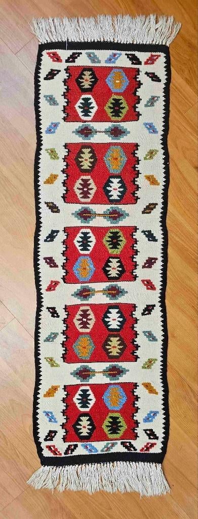 Kleurrijke Kelim Loper 90/29 cm, Minder dan 50 cm, Gebruikt, 50 tot 100 cm, Etten-Leur