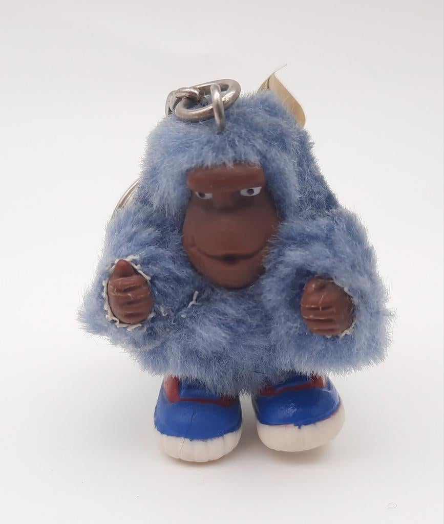 Kipling blauw Aapje Marjan met gympen Sleutelhanger, Verzamelen, Ophalen of Verzenden, Gebruikt