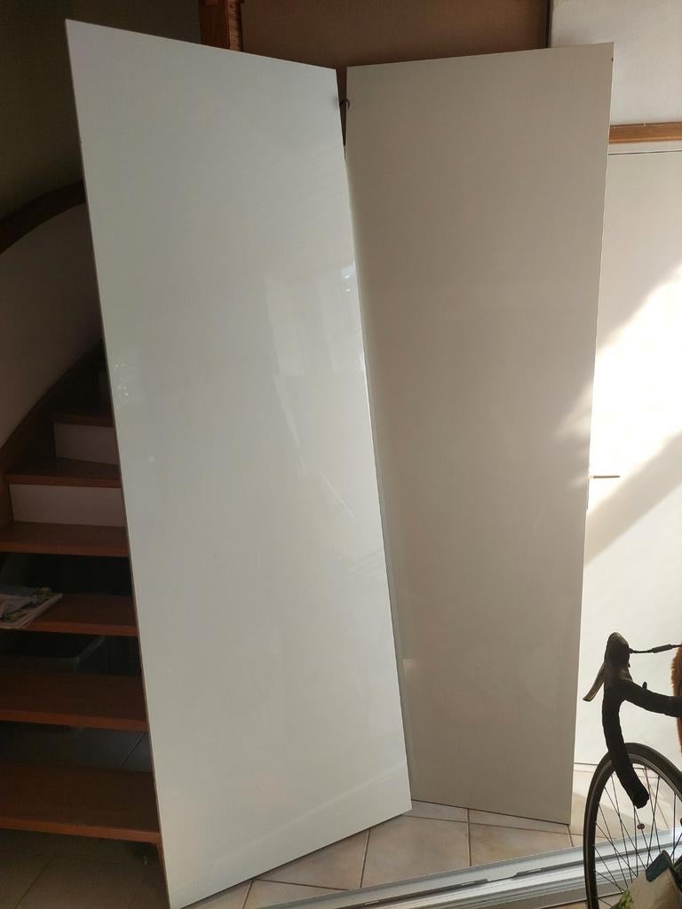 HASVIK-schuifdeuren PAX-kast 236x150 hoogglans wit, Huis en Inrichting, Ophalen, Gebruikt, 200 cm of meer, 150 tot 200 cm