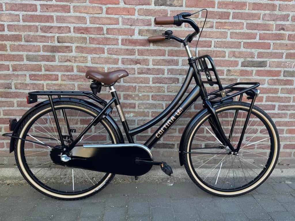 Cortina U4 Transportfiets 26 inch // ZGAN //, Fietsen en Brommers, Ophalen, Terugtraprem, 24 inch, Versnellingen