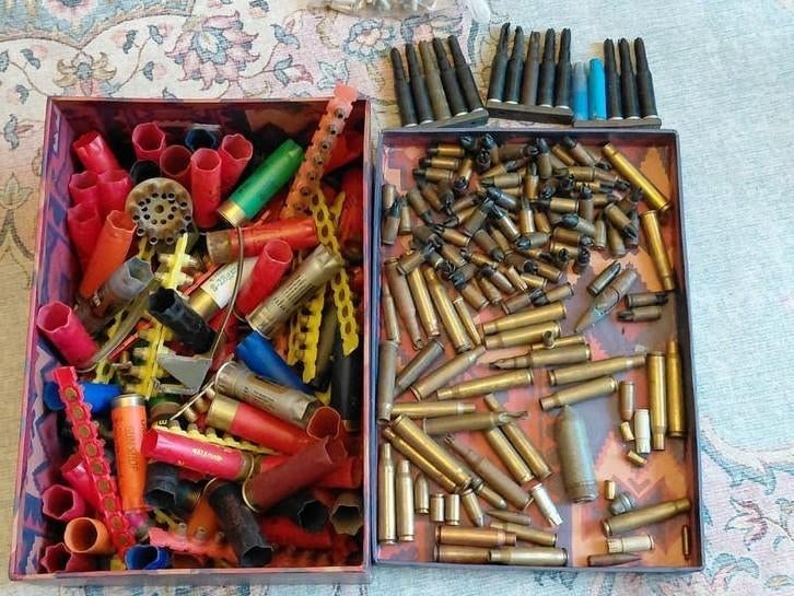 Diverse lege kogel hulzen en patronen, Verzamelen, Ophalen of Verzenden