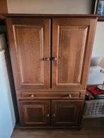 Houten computermeubel met diverse uitschuifbare onderdelen, Huis en Inrichting, Kasten | Computermeubels, Ophalen