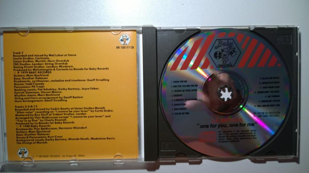 La Bionda - One For You, One For Me, Ophalen of Verzenden, Zo goed als nieuw