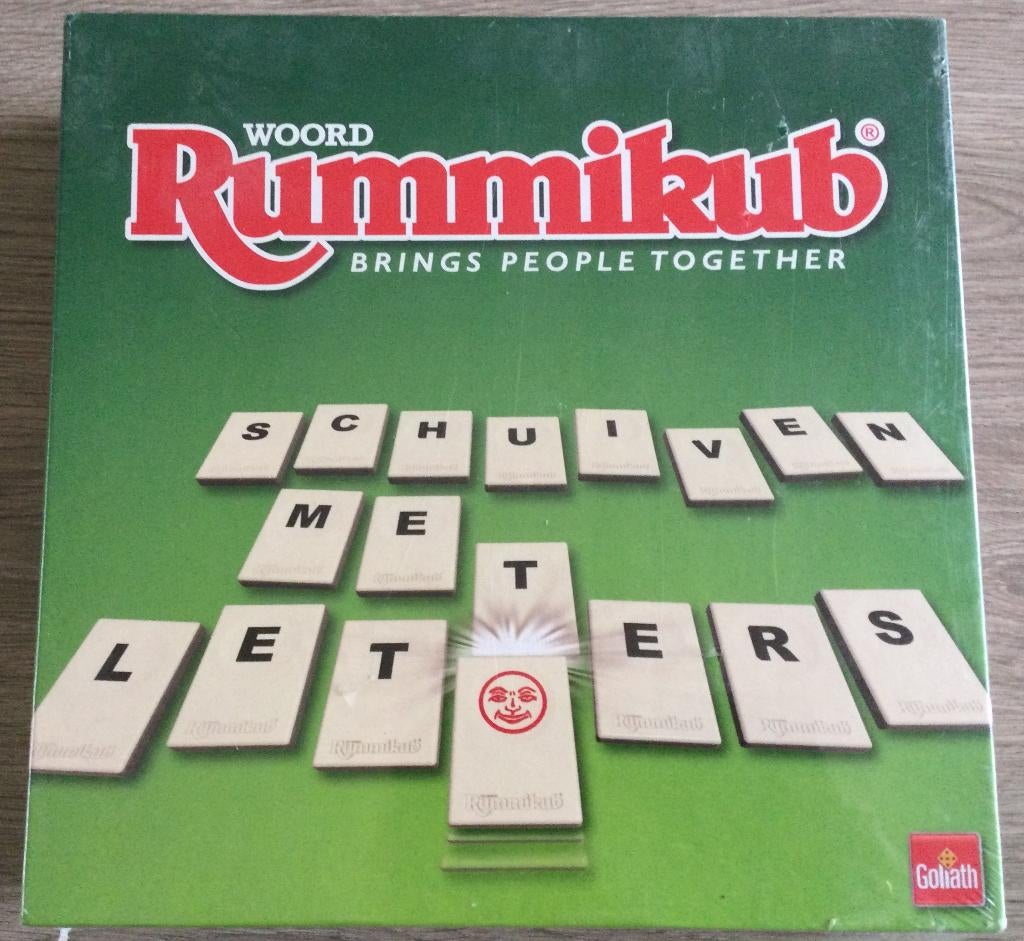 Woord Rummikub Groot, Hobby en Vrije tijd, Gezelschapsspellen | Overige, Een of twee spelers, Ophalen of Verzenden, Gebruikt