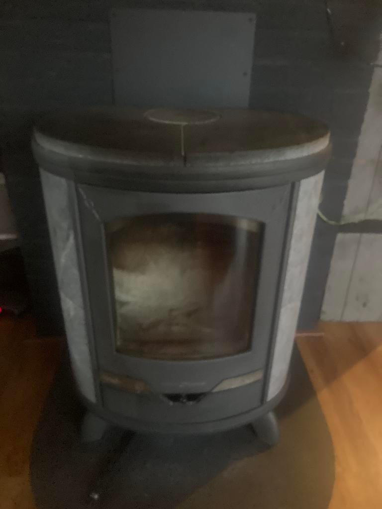 Altech Eclips speksteenkachel speksteen houtkachel, Ophalen, Gebruikt, Houtkachel, Vrijstaand