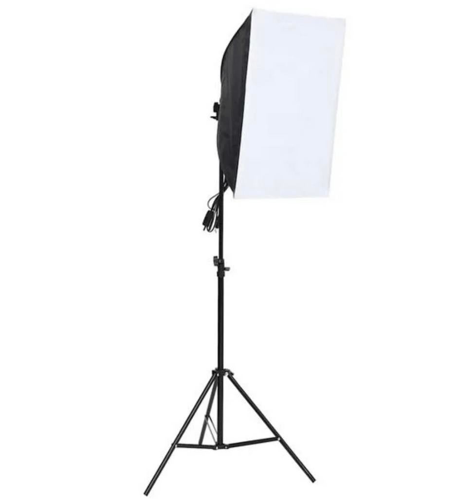 Studiolamp met softbox en statief, Ophalen of Verzenden, Gebruikt, Lamp of Flitsset