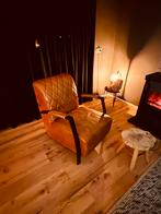 Buffel leren fauteuil cognac zeer netjes, Ophalen of Verzenden, Zo goed als nieuw, 50 tot 75 cm, Leer