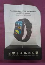 Seniorenhorloge met valdetectie en simkaart, Zwart, Nieuw, Ophalen of Verzenden, GPS