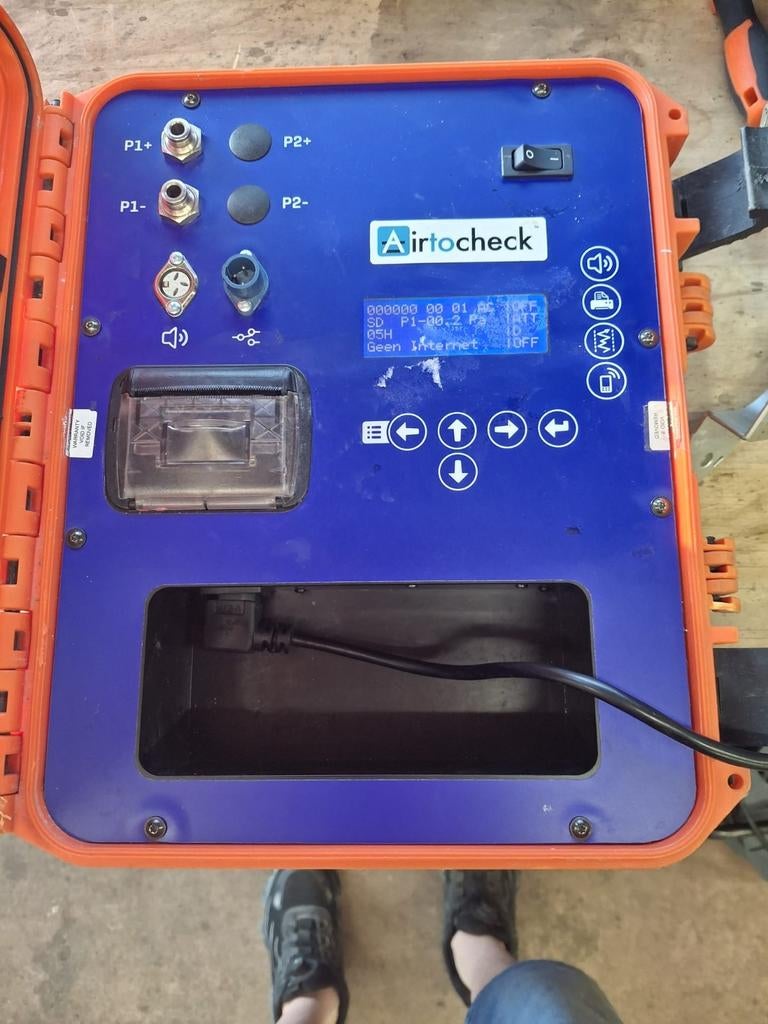 AirtoCheck Luchtdruk Monitor Systeem, Ophalen