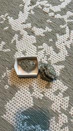 2 mooie ruw glanzende stenen, Ophalen of Verzenden, Zo goed als nieuw