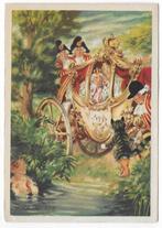 Voor het Kind Gelaarsde Kat Gelopen Ansichtkaart (B5876 ), Verzamelen, Ophalen of Verzenden, 1940 tot 1960, Gelopen, Kinderen