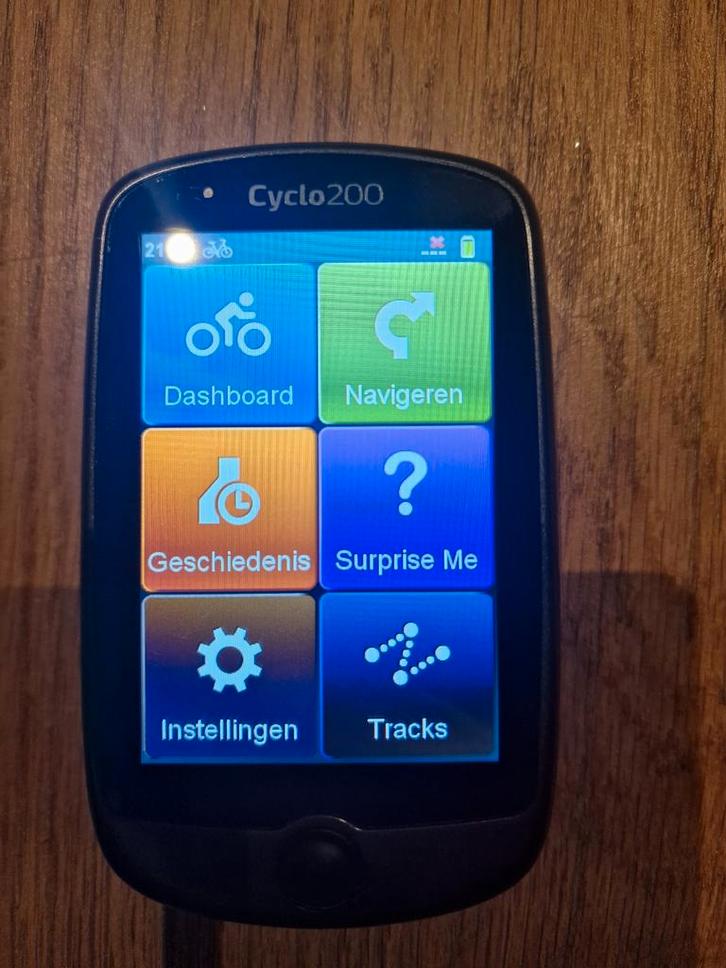Mio Cyclo 200 fietscomputer met GPS, Fietsen en Brommers, Fietsaccessoires | Fietscomputers, Gebruikt, Draadloos, GPS, Waterdicht