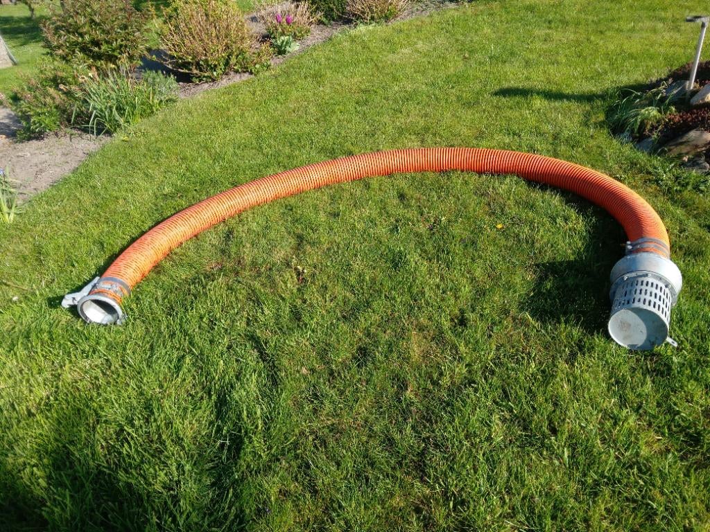 Zuigslang beregening met korf, Ophalen, Zo goed als nieuw, Beregeningspomp