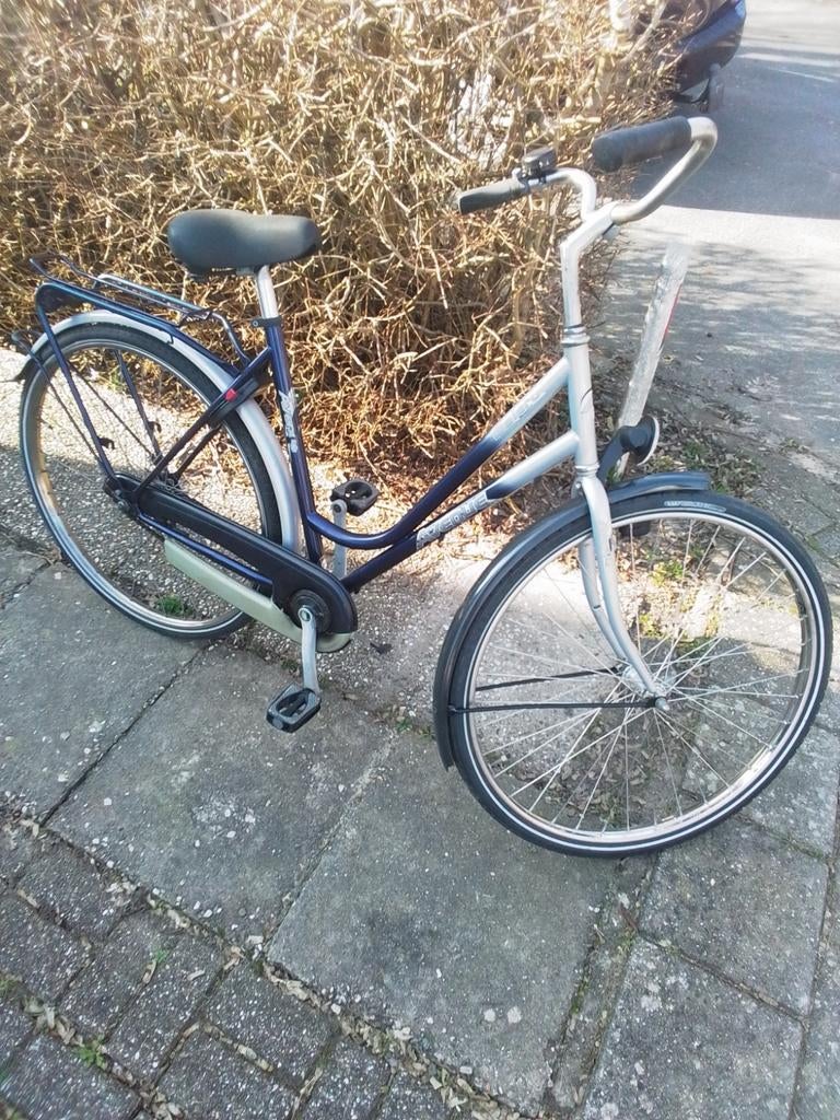 Damesfiets, Fietsen en Brommers, Ophalen, Gebruikt, Terugtraprem, Overige merken
