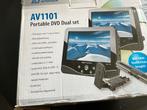 Autovision AV1101 Portable DVD Dual set met 7" scherm, Draagbaar, Nieuw, Ophalen, Overige merken