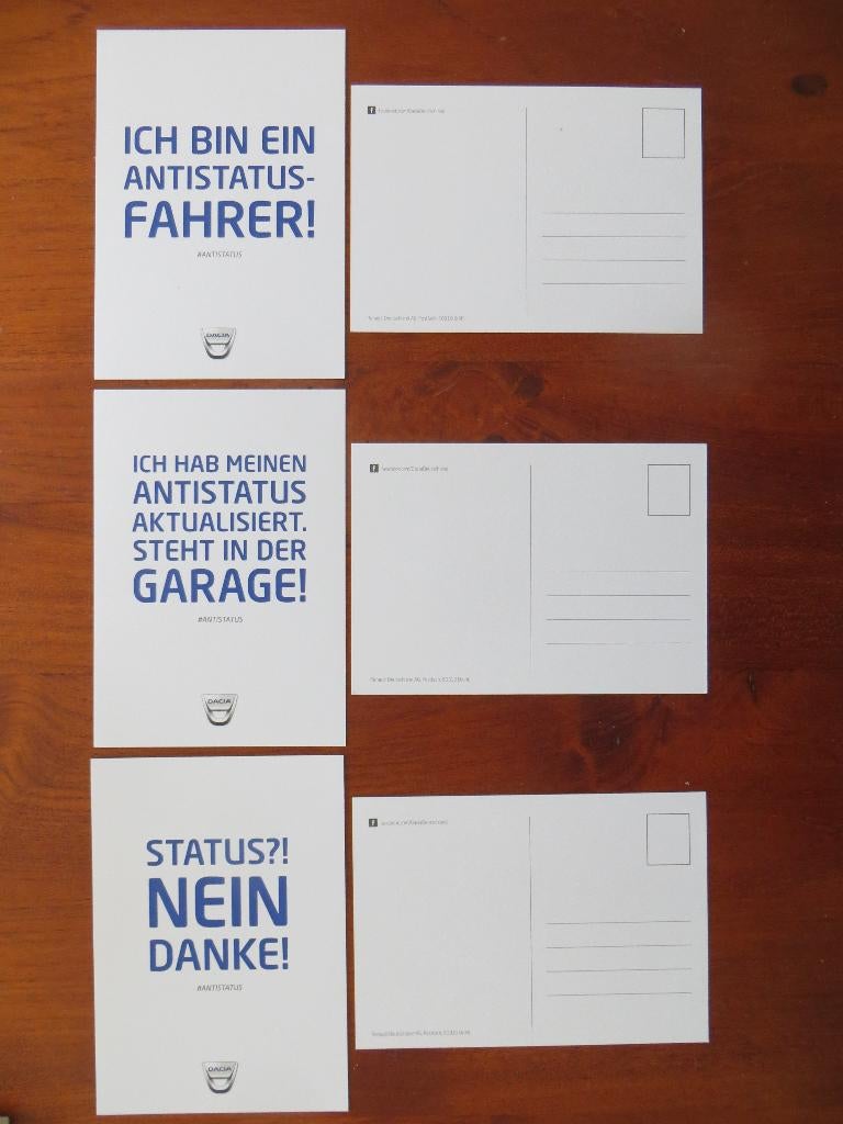Ansichtkaarten Dacia, Ophalen of Verzenden, Nieuw
