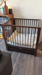 Vintage donker houten Bopita baby box, Kinderen en Baby's, Boxen, Ophalen, Gebruikt, Lade