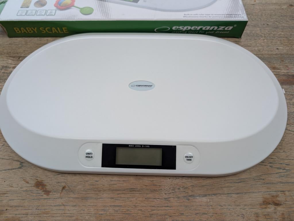 Babyweegschaal Esperanza - Zo goed als nieuw met doos, Witgoed en Apparatuur, Weegschalen, Minder dan 10 kg, Ophalen of Verzenden