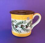 JIE Gantofta Zoutbeker met Teakhouten Deksel - Zweden, Ophalen of Verzenden