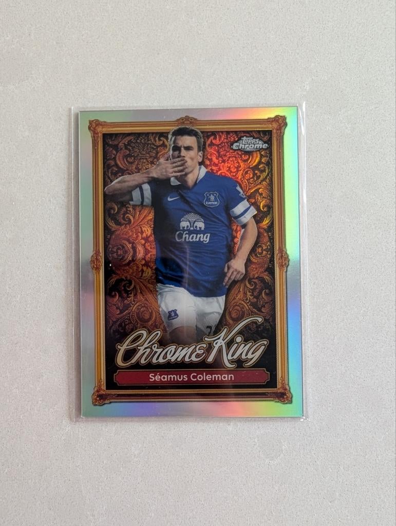 Séamus Coleman Chrome King Topps Premier League kaart, Verzamelen, Ophalen of Verzenden, Buitenlandse clubs, Spelerskaart