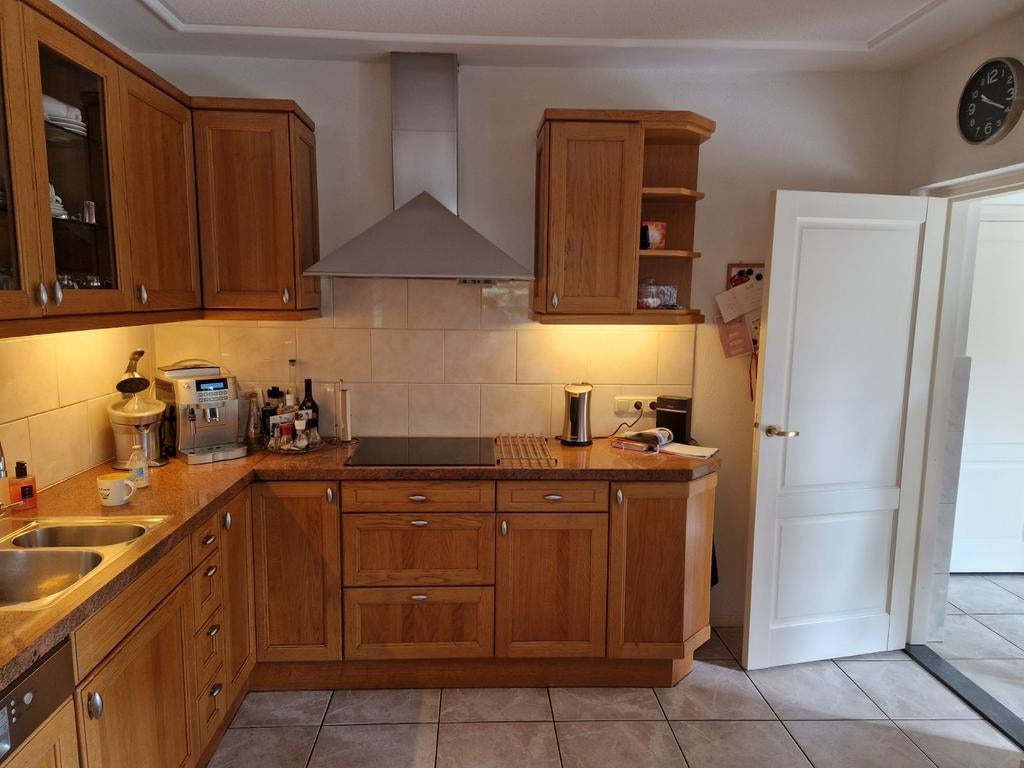 Houten hoekkeuken, Huis en Inrichting, Keuken | Complete keukens, Ophalen